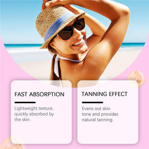 Etiqueta privada al por mayor, gel autobronceador natural, crema de bronceado para hombres y mujeres, loción corporal sin enjuague con efecto brillante - Product Image 2