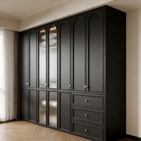 Meubles de chambre à coucher de haute qualité pour chambre principale, organisation des vêtements, armoire de luxe avec tiroirs