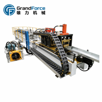 Machine automatique de formage de profilés en acier avec cisaillement servo, machine à poutrelles en acier léger, machine de profilage de tôles en acier léger