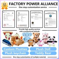 Boneka Beruang Teddy Desain Khusus, Boneka Hewan Lucu dan Lembut dengan Bordir, Mainan Boneka Hewan