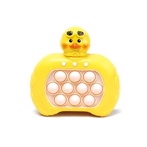 Jouet de jeu de poussée à vitesse rapide portable avec retour sonore instantané Machine de jeu à bulles pour enfants