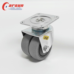 ล้อเลื่อนแบบหมุนได้สองชั้นขนาด 2 นิ้ว สำหรับรถ <span class=keywords><strong>AGV</strong></span> น้ำหนักเบา - Product Image 3