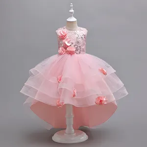 5018 Kids Clothing Girl New Arrival Fashion Designs Baby Girl Party frock Wedding Party Bridesmaid Dresses