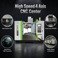 Centro de Mecanizado CNC Vertical de Alta Precisión VMC855 de Servicio Pesado, 4 Ejes, Sistema GSK, BT40, Alta Velocidad