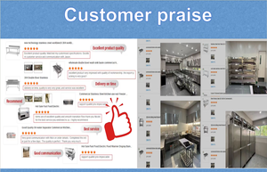 304 201 공장 도매 맞춤형 크기 호텔 GN 식품 팬 음식 서빙 트롤리 모바일 식품 랙 트레이 서빙 카트 트롤리 - Product Image 6