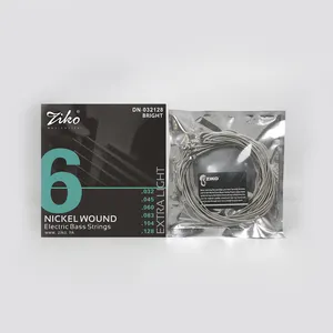 DN045-6 Ziko 6 기타 문자열 니켈 와이어 상처 전기베이스 문자열
