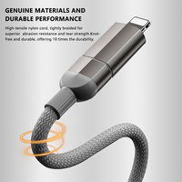 Kabel Pengisian Daya Tahan Lama 240W Tipe-C Tipe-C Nylon Magnetik USB Tembaga Berlapis Timah Kabel Data Empat-dalam-Satu