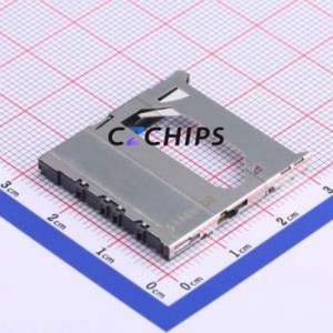 SDK-9BNS-K13-GS-TB(LF)(SN) SD Card / Memory Card Connector SMD Connector Self-Return Type Standard SD Card Card Holder With - Product Image 1