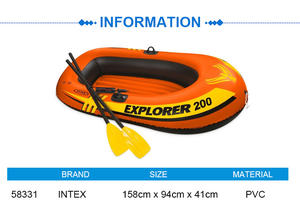 Bateau de pêche gonflable <span class=keywords><strong>Intex</strong></span> 58331 58332 avec moteur hors-bord, ensemble de radeau gonflable <span class=keywords><strong>rigide</strong></span> - Product Image 4