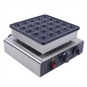 Commercial 25 Pieces Double Heating Cast Iron Plates Mini Pancake <b>Maker</b> Multi-Function Muffin <b>Waffle</b> Machine Dorayaki Making - Product Image 3