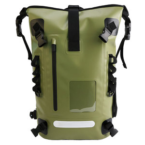 Sac à dos de camping étanche en PVC, sac sec à fermeture roll-top, sac banane amovible pour la randonnée, léger, durable, sangles réglables, 100 fl.oz <span class=keywords><strong>Tour</strong></span> - Product Image 2