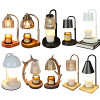 2025 Offre Spéciale chevet aromathérapie chauffe-bougie lampe gradation parfumée chauffe-bougie lampe de Table luxe pas de feu bougie chauffe-lampe