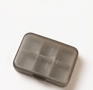 Pastillero de 6 Compartimentos a Prueba de Humedad, Pequeño y Ecológico, Portátil para Bolsillo - Product Image 6