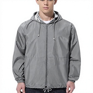Veste coupe-vent d'hiver décontractée au design tendance avec fermeture éclair, respirante, logo personnalisé, couleurs variées, à capuche et matelassée pour hommes - Product Image 1
