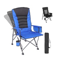 Chaise pliante légère en fer avec tissu Oxford, mobilier d'extérieur portable pour le camping, la plage, la détente et les pique-niques