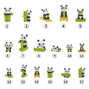 Figura de Panda de PVC, Decoración para Coche, Adorno de Escritorio de Dibujos Animados, Regalo - Product Image 4