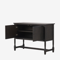 Meuble TV de luxe haut de gamme, style américain moderne, en bois massif, durable, console de rangement multimédia, buffet pour salon