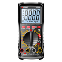 Multimètre intelligent SZ28, testeur de tension et de courant AC/DC 400V, 4 MHz, 4000 points de lecture, test de transistors HFE 400m, alerte batterie faible