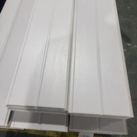 Panel de Techo de PVC Laminado con Diseño de Madera Blanca, Impermeable, Encastrable, Ignífugo, Insonorizante, con 5 Años de Garantía, para Interiores