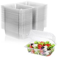 Récipient à salade de fruits en plastique alimentaire OEM PET jetable de haute qualité chinois