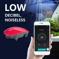Petite pompe à air pour aquarium, sortie unique, 34 dB, silencieuse, pompe à oxygène à haut débit, aérateur pour aquarium d'eau douce à domicile