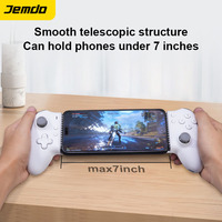 Manette de jeu extensible Jemdo pour PS5/PC/Mobile, Bluetooth sans fil, clavier croisé, joystick à effet Hall, compatible avec les téléphones jusqu'à 7 pouces