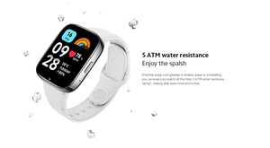 Xiaomi Redmi <span class=keywords><strong>Watch</strong></span> <span class=keywords><strong>3</strong></span> attivo Wireless chiamata 1.83 "Display 5ATM WaterproofFitness Tracking telefono bluetooth - Product Image 5