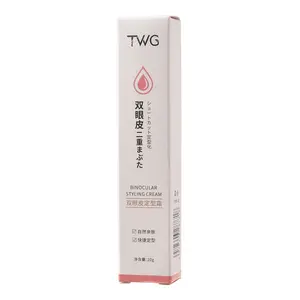 Logotipo personalizado TWG 20g Bigeyes Lifting Crema Definición de párpados Crema moldeadora de párpados dobles invisible sin rastro natural