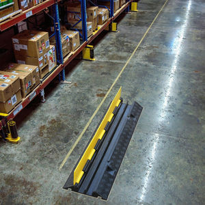 2-kanaals Pvc Kabelhelling Rubberen Kabelbeschermer Met Deksel - Product Image 4