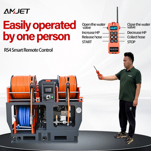 Máquina <span class=keywords><strong>de</strong></span> Limpieza <span class=keywords><strong>de</strong></span> Tuberías AMJET, 2500-4350 psi, <span class=keywords><strong>Motor</strong></span> <span class=keywords><strong>de</strong></span> Gasolina <span class=keywords><strong>de</strong></span> Cuatro Cilindros Mitsubishi <span class=keywords><strong>de</strong></span> Japón, Diámetro <span class=keywords><strong>de</strong></span> Tubería <span class=keywords><strong>de</strong></span> Alcantarillado <span class=keywords><strong>de</strong></span> 50-800 mm - Product Image 2