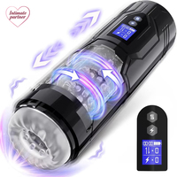 Niusida Masturbateur Masculin avec Modes de Poussée, Rotation et Vibration, Jouet Sexuel pour Adultes, Stroker pour Hommes, Machine Sexuelle, Jouets Sexuels pour Hommes