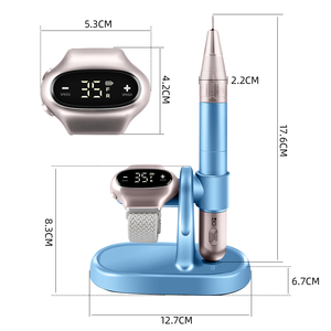 Chuyên Nghiệp Xách Tay Có Thể Sạc Lại Không Dây Nail Khoan Bút 3500RPM Tốc Độ Cao Động Cơ Không Chổi Than Smartwatch Điều Khiển Từ Xa USB Cắm - Product Image 2