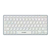 Clavier sans fil universel portable 2,4 GHz léger et confortable en ABS pour ordinateurs portables et tablettes – Meilleures ventes