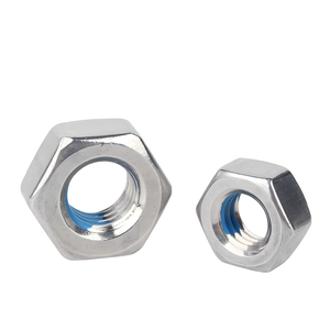 Tuerca hexagonal <span class=keywords><strong>de</strong></span> nailon con parche <span class=keywords><strong>de</strong></span> nailon <span class=keywords><strong>de</strong></span> alta calidad, <span class=keywords><strong>precio</strong></span> <span class=keywords><strong>de</strong></span> fábrica, disponible para OEM y ODM, DIN934 SS SUS304 316, tuerca <span class=keywords><strong>de</strong></span> seguridad hexagonal <span class=keywords><strong>de</strong></span> nailon - Product Image 2