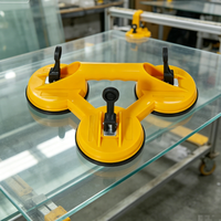 Ventouse en verre à trois griffes, ventouse de transport à double griffe pour sol, OEM, 100 kg, pression atmosphérique, vente en gros