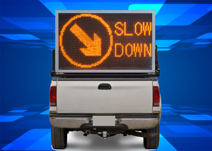 Matris ekran araç mesaj işareti yol trafik dinamik mesaj burcu araç üstü Led ekran Vms kurulu - Product Image 2