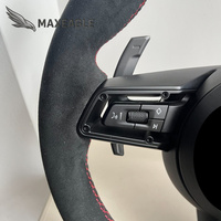 Volant sport en cuir véritable personnalisé pour Porsche Panamera Macan Cayenne 991 918 911 718 Cayman