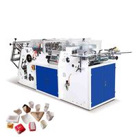 Machine automatique de formation de boîtes à repas en papier