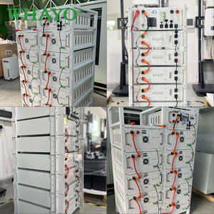 Kompak 20kWh 30kWh 50kWh 60kWh rak baterai Lithium tegangan tinggi untuk penyimpanan tenaga surya perumahan dan cadangan energi pintar - Product Image 4