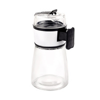Bouteille à sel en verre avec couvercle hermétique pour le dropshipping, distributeur de poudre d'épices pour la cuisine domestique