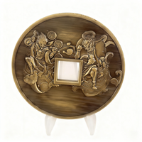 Großhandel Günstiger Preis Vergoldete Metallkunsthandwerk Souvenir 3D Challenge Coin Antike Kundenspezifische Gedenkmünze Traditionell Modern