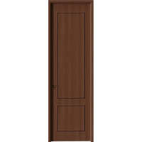 Porte intérieure moderne en bois OEM d'usine, insonorisée, résistante à l'eau et aux rayures, à ouverture coulissante pour projets de chambre à coucher