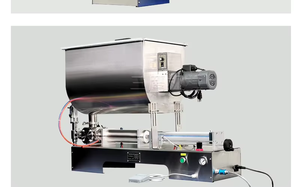 เครื่องผสมและบรรจุแบบแนวนอนชนิด U รุ่น ANDUUK SY-U50 ใช้ลมอัด สำหรับเนยถั่ว ทาฮีนี ซอสพริก - Product Image 2