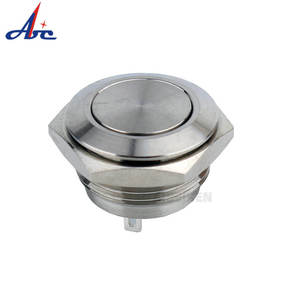 סופר מיני קצר מעלית נירוסטה איפוס עמיד למים IP67 אנטי ונדלה 16mm לדחוף כפתור - Product Image 2