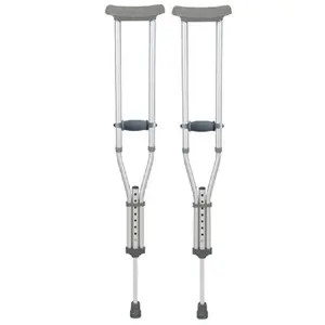 Adjustable crutches types Aluminum Walking crutches price crutches rubber tip with OEM for disabled