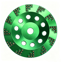 Disque de meulage diamanté HuaYu A111 4-9 pouces à liant résineux, grain fin, pour béton et granit/marbre, disque de débavurage pour meuleuse d'angle