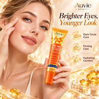 Crème Contour des Yeux Raffermissante Coréenne Vitamine E B5 Marque Blanche Hydratante Anti-Rides Anti-Cernes pour Femmes Peaux Sèches/Sensibles 30g