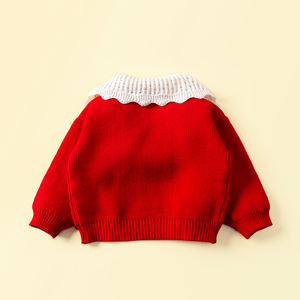Nouveau Design de vêtements d'hiver pour enfants, <span class=keywords><strong>pull</strong></span> tricoté à manches longues pour enfants, <span class=keywords><strong>pull</strong></span> tricoté avec belle <span class=keywords><strong>boule</strong></span> - Product Image 3
