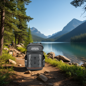 Mochila Nevera Casual de Neopreno Kuhicalk de 25L, 36 Latas, Impermeable, Aislada, para Campamento, Senderismo, Pesca y Viajes al Aire Libre - Product Image 2