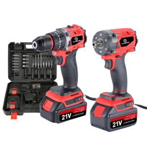 สว่านไร้สายแบบพกพา 21V DIY พร้อมชุดอุปกรณ์จากโรงงาน แบตเตอรี่ลิเธียม สำหรับใช้ในบ้าน - Product Image 6
